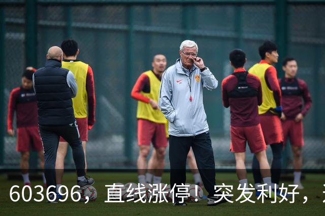 603696，直线涨停！突发利好，这一板块异动拉升